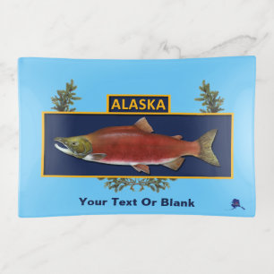 Alaska Combat Fisherman Badge Trinket Tray