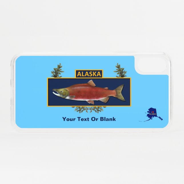 Alaska Combat Fisherman Badge Uncommon iPhone Case (Back (Horizontal))
