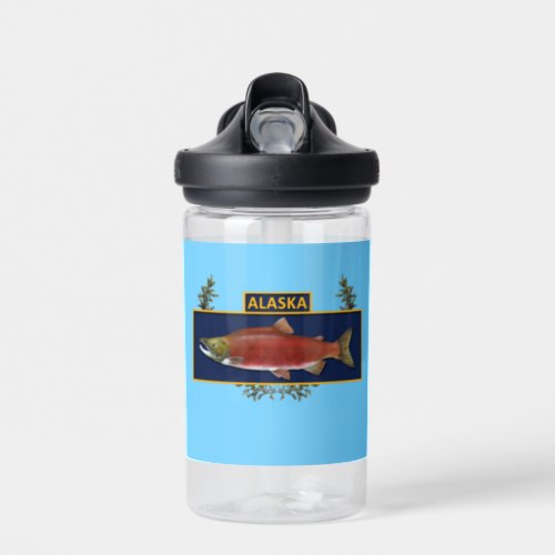 Alaska Combat Fisherman Badge Water Bottle