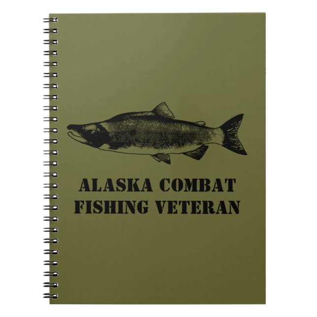 Alaska Combat Fishing Veteran Notebook (Front)