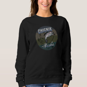 Alaska Commercial Salmon Fishermen Processor Chign Sweatshirt