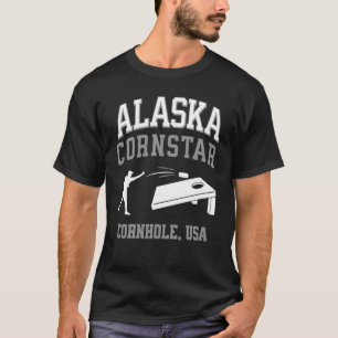 Alaska Cornstar Lucky Cornhole Tournament T-Shirt