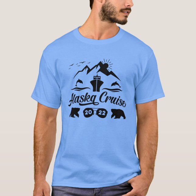 Alaska Cruise 2022 Family Summer Vacation Travel T-Shirt (Front)
