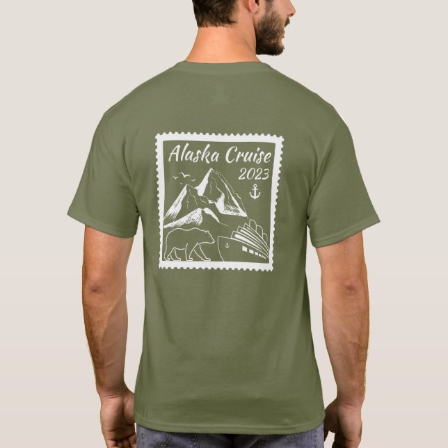 Alaska Cruise 2023 Family Cruise 2 Sided T-Shirt (Back)