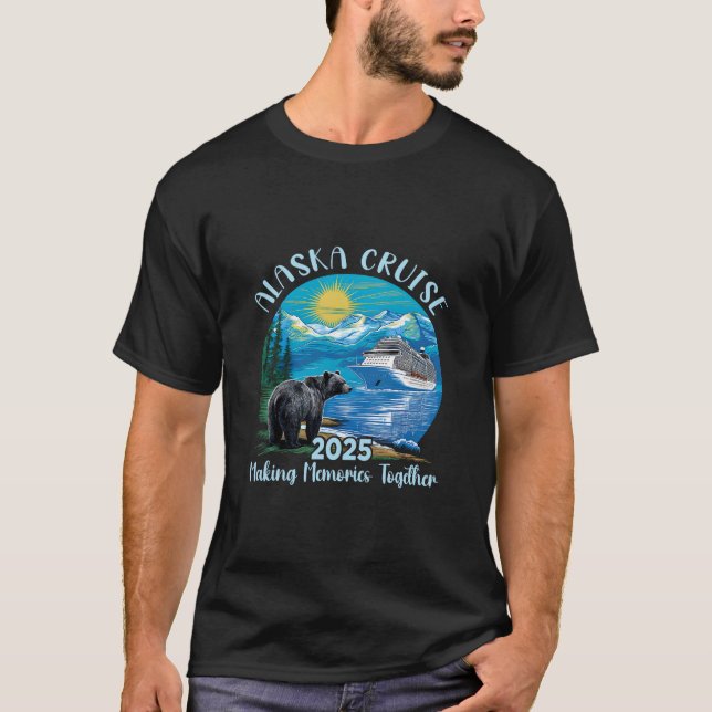 Alaska Cruise 2025 Matching Family Friends Alaskan T-Shirt (Front)