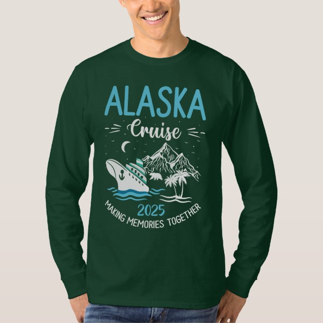Alaska Cruise 2025 Matching Family T-Shirt (Front)