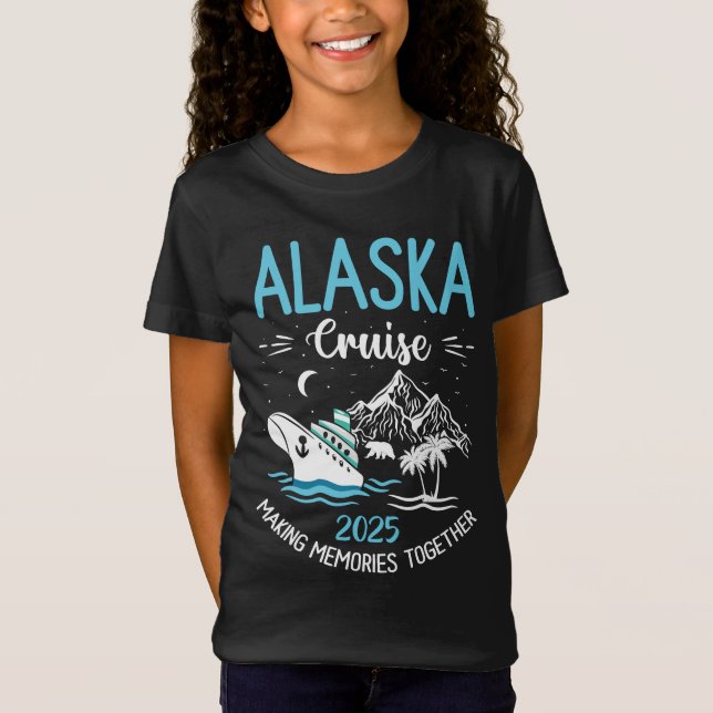 Alaska Cruise 2025 Matching Family T-Shirt (Front)