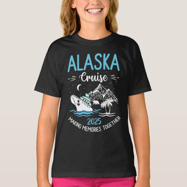 Alaska Cruise 2025 Matching Family T-Shirt (Front)