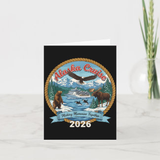 Alaska Cruise 2026 Matching Friends and Family Card