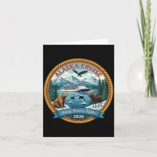 Alaska Cruise 2026 Matching Friends and Family Card