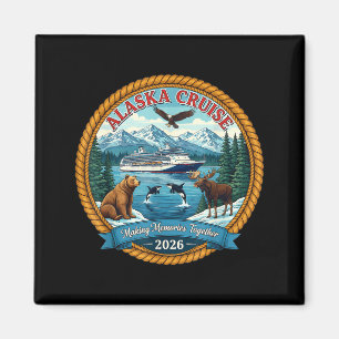 Alaska Cruise 2026 Matching Friends And Family Gro Magnet