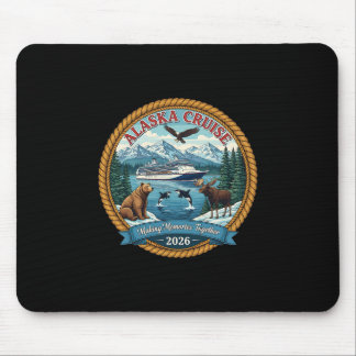 Alaska Cruise 2026 Matching Friends And Family Gro Mouse Pad
