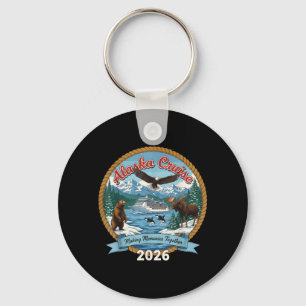 Alaska Cruise 2026 Matching Friends and Family Keychain