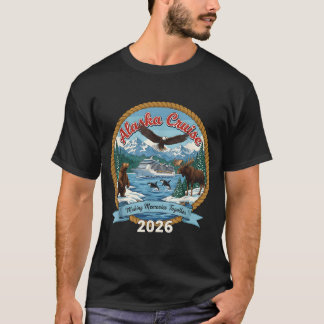 Alaska Cruise 2026 Matching Friends and Family T-Shirt