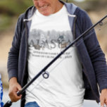 Alaska Cruise Cruising Custom Bear Moose Family T-Shirt<br><div class="desc">You may change the style of this shirt by choosing More > under the style option. It may be personalized in the area provide or customizing by choosing the click to customize further option and changing the name, initials or words. You may also change the text color and style or...</div>
