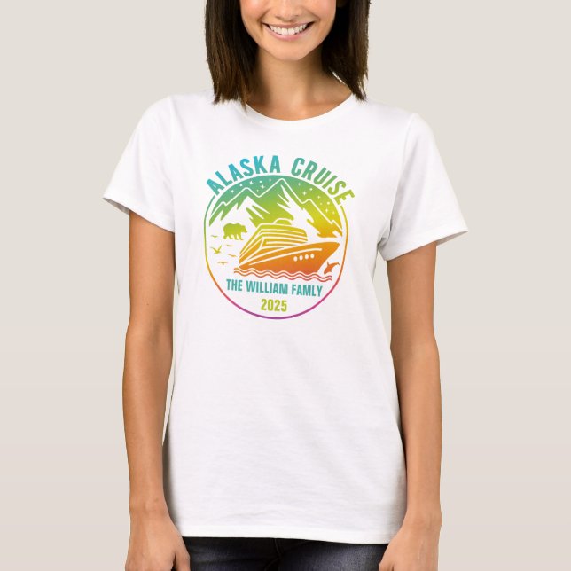Alaska Cruise Custom T-Shirt (Front)