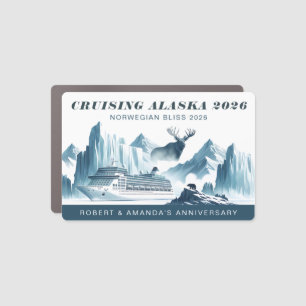Alaska Cruise Decor Door Personalized Magnet