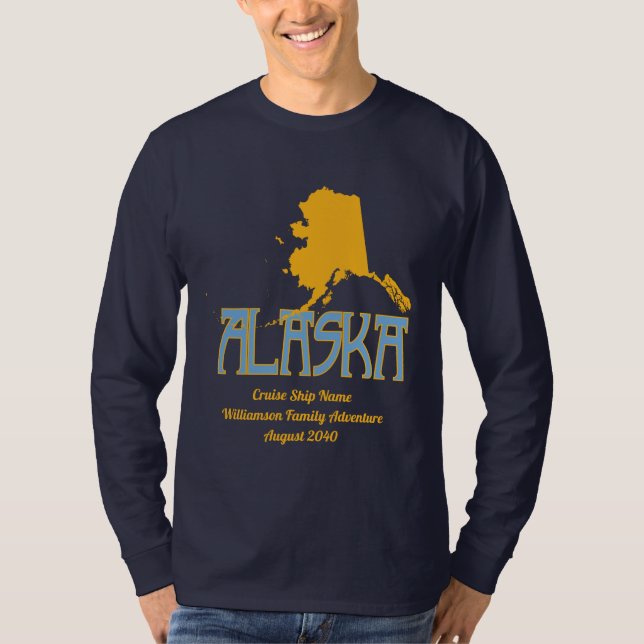 Alaska Cruise Family Reunion Vacation T-Shirt (Front)