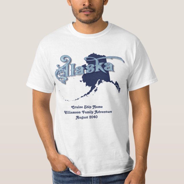 Alaska Cruise Family Vacation T-Shirt (Front)
