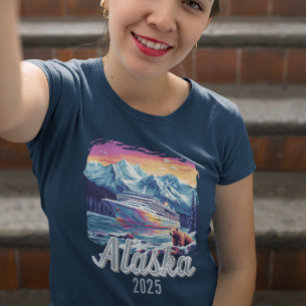 Alaska Cruise Group Bear Ship Tri-Blend Shirt