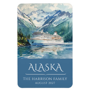 Alaska Cruise Ship Stateroom Magnet