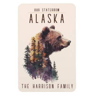 Alaska Cruise Ship Stateroom Magnet