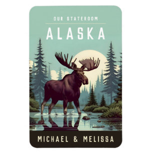 Alaska Cruise Ship Stateroom Magnet