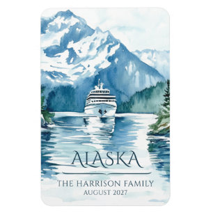 Alaska Cruise Ship Stateroom Magnet