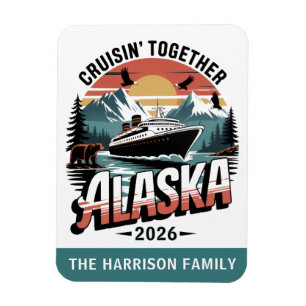 Alaska Cruise Ship Stateroom Magnet