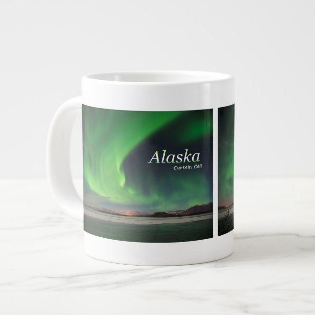 Alaska Curtain Call Giant Coffee Mug (Front Left)