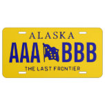 Alaska Custom License Plate at Zazzle