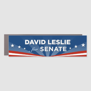 Alaska David Leslie for Senate Bumper Car Magnet