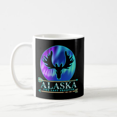 Alaska Day Alaskan Moose Northern Lights Coffee Mug
