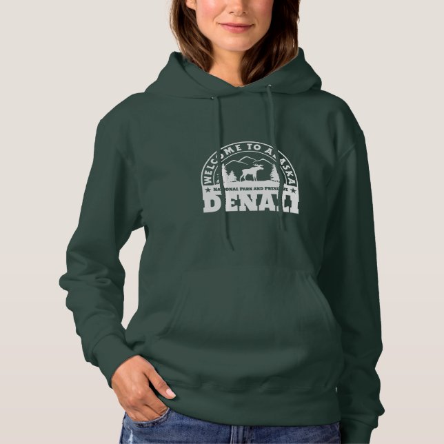 Alaska. Denali National Park and Preserve Hoodie (Front)