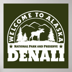 Alaska. Denali National Park and Preserve Poster