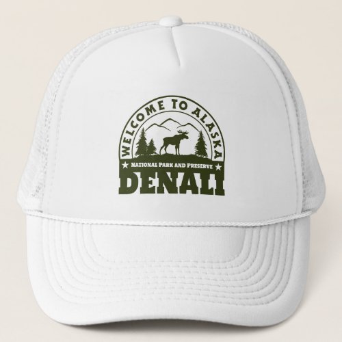 Alaska Denali National Park and Preserve Trucker Hat