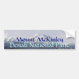 Alaska Denali National Park Mount McKinley Bumper Sticker