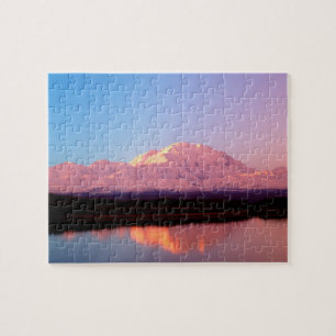 Alaska, Denali National Park, Mt. McKinley at Jigsaw Puzzle