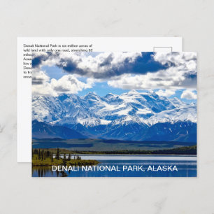 Alaska Denali National Park Postcard