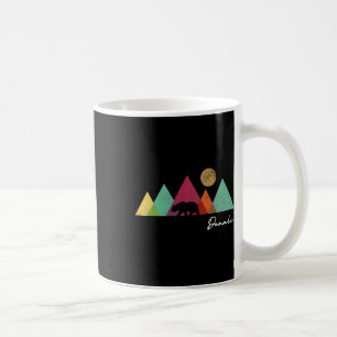 Alaska Denali National Park Souvenir Colorful Bear Coffee Mug