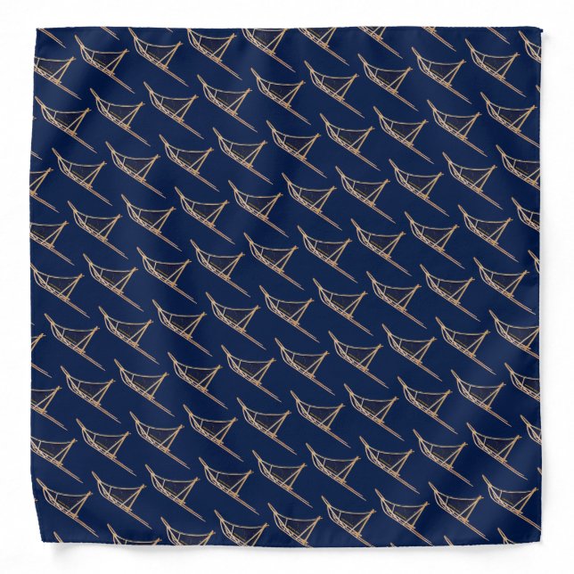 Alaska Dog Sled Postal Carrier Bandana (Front)