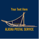 Alaska Dog Sled Postal Carrier Cutout<br><div class="desc">Interested in working for the Alaska Postal Service? From sorting and delivering mail to corporate positions, there are many different jobs available at the APS. And sometimes Santa Claus needs a bit of help to deliver Christmas presents in remote communities. Features a dog sled, used by the postal service of...</div>