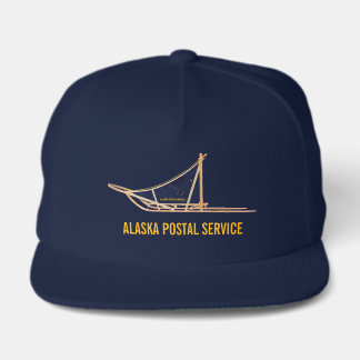 Alaska Dog Sled Postal Carrier Snap Back Hat