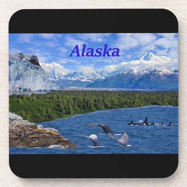 Alaska Drink Coaster (Front)