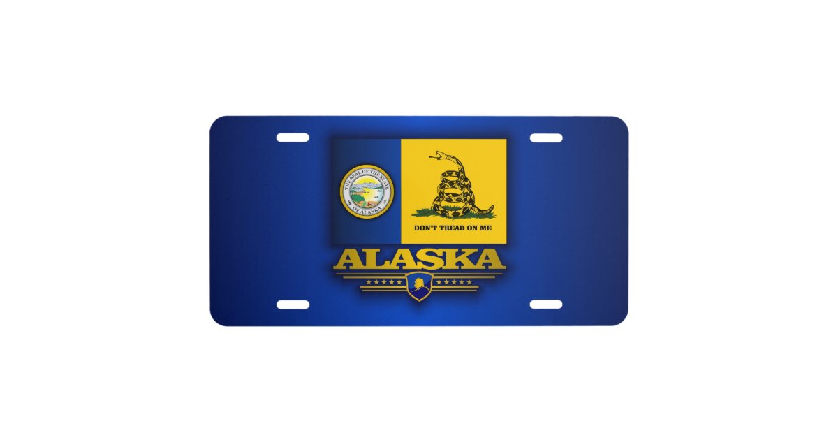 Alaska (DTOM) License Plate | Zazzle
