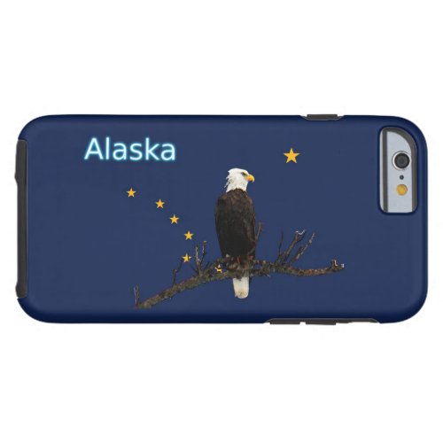 Alaska Eagle And Flag Tough iPhone 6 Case