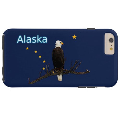 Alaska Eagle And Flag Tough iPhone 6 Plus Case