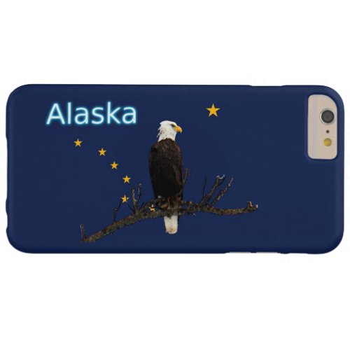 Alaska Eagle And Flag Barely There iPhone 6 Plus Case
