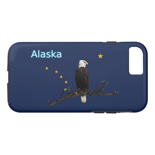 Alaska Eagle And Flag iPhone 87 Case