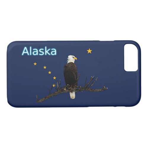 Alaska Eagle And Flag iPhone 87 Case